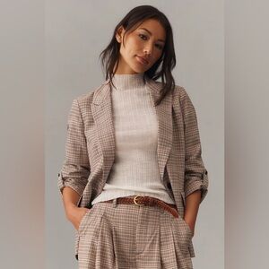 Maeve Roll-Sleeve Blazer